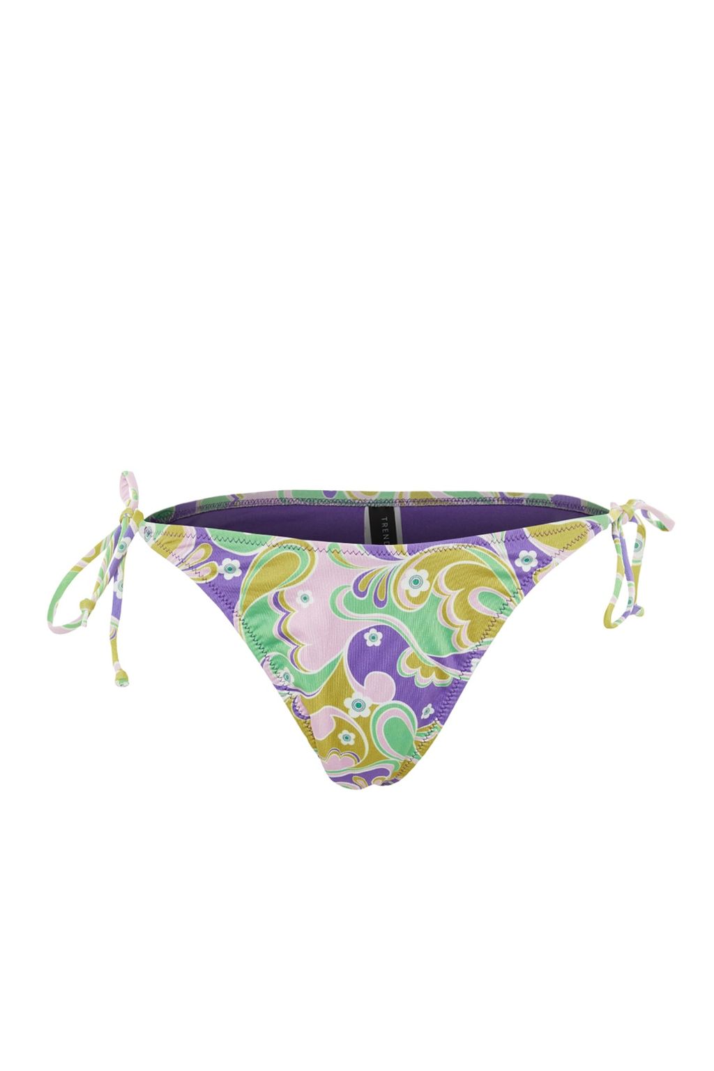 Soyut Desenli Baglamal? High Leg Bikini Alt? TBESS23BA00089
