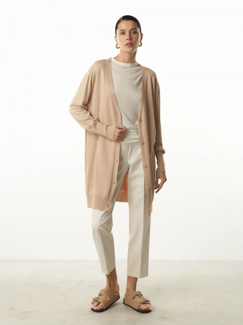 Conso/KCL 230752 - beige Кардиган женский  фото 2