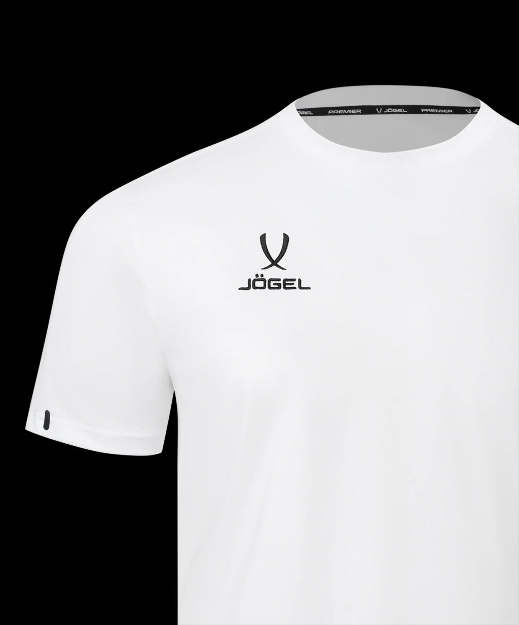 Футболка тренировочная JOGEL PREMIER PerFormDRY TRN CVC Tee, белый  фото 4