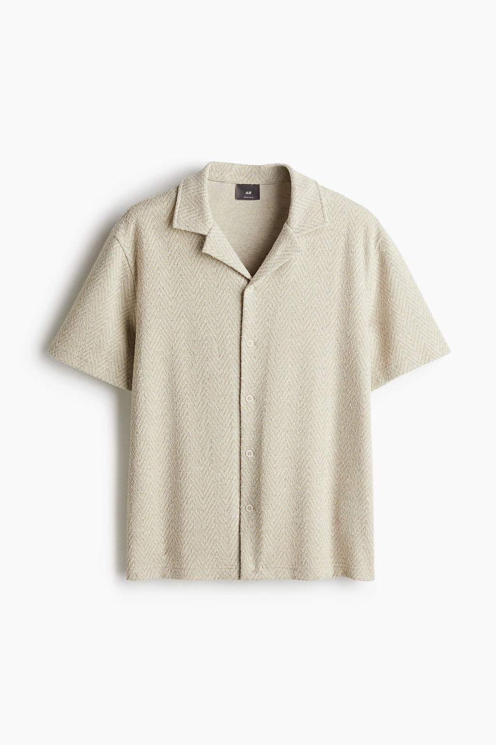 Camisa resort en espiguilla Regular Fit - H&m фото 5