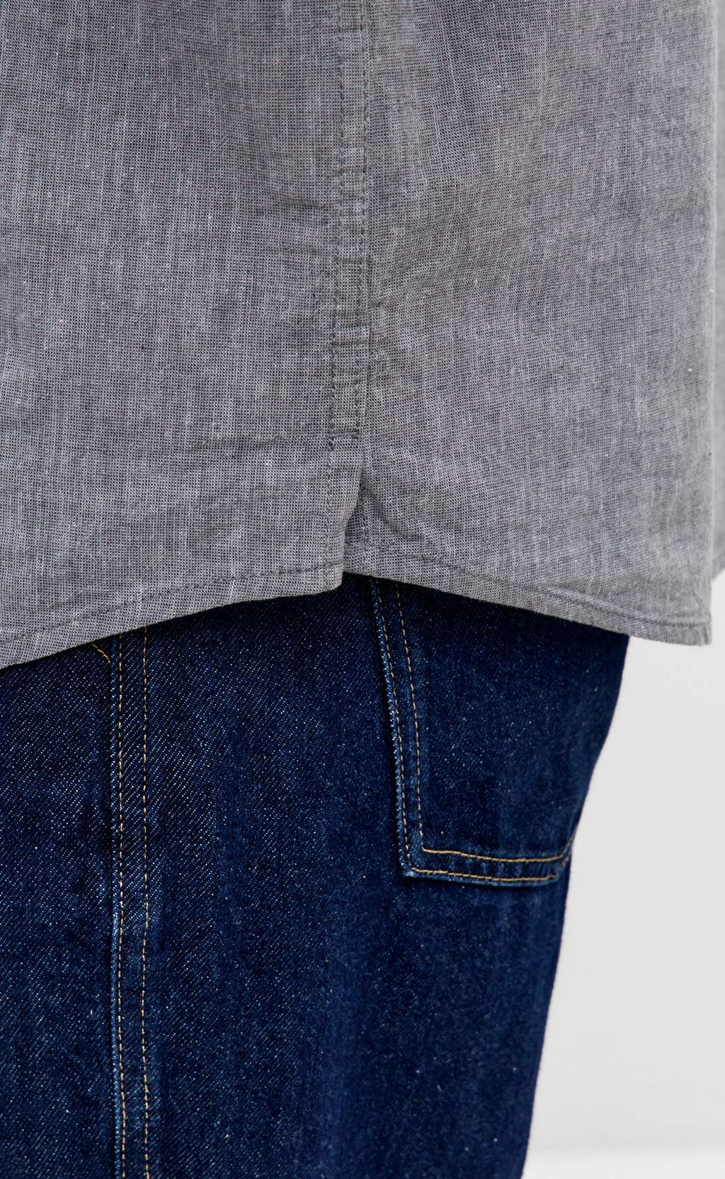 Рубашка д/р лен F511-0480 green-grey - Fine joyce фото 7