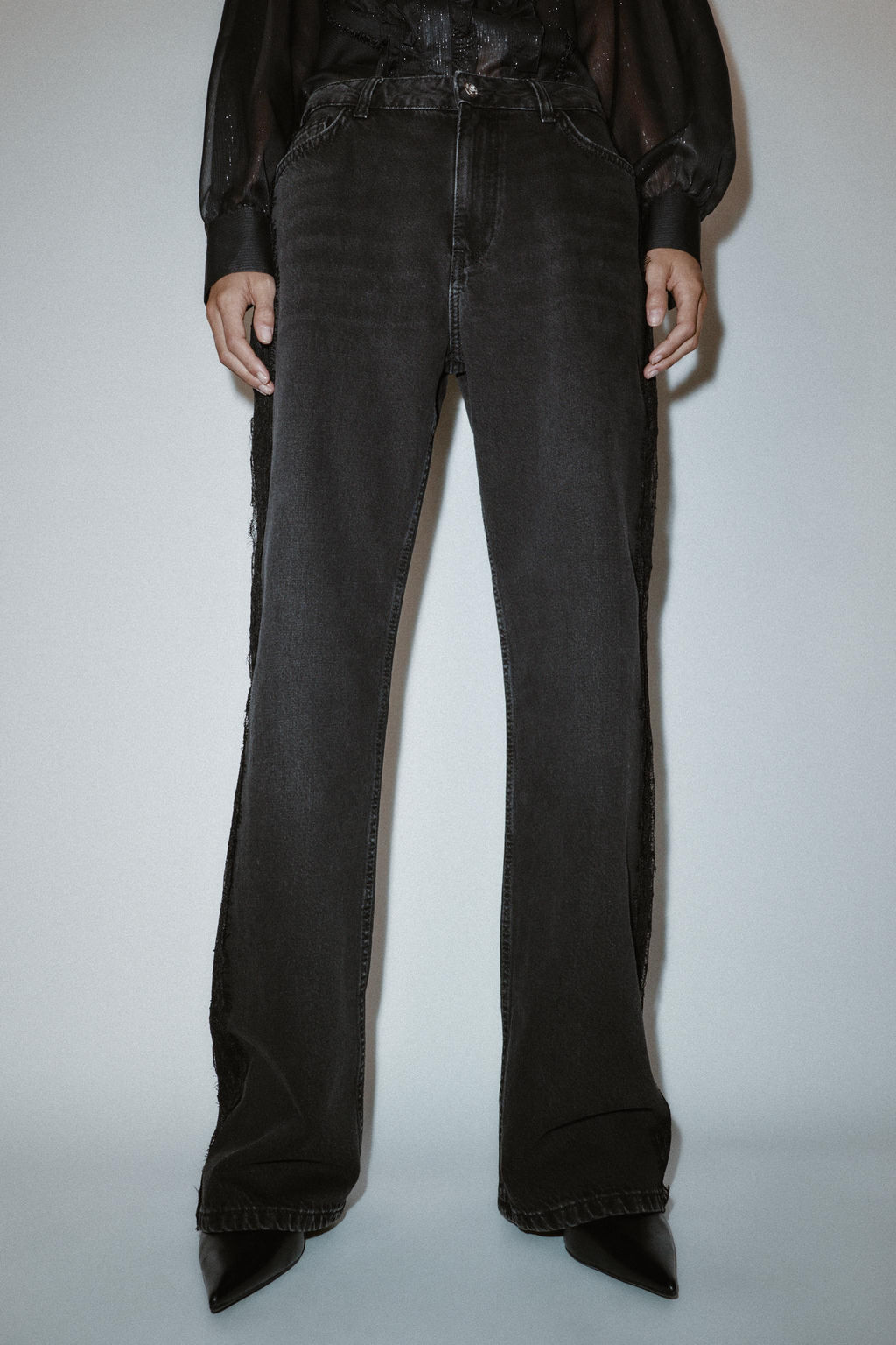 Z1975 REGULAR FIT HIGH-WAIST JEANS - Zara фото 3
