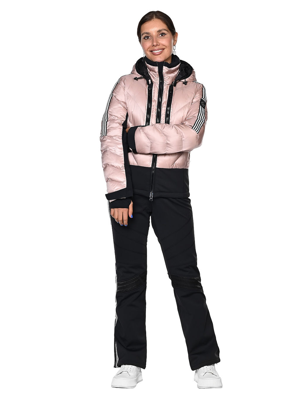 Куртка B-096 Пудровый