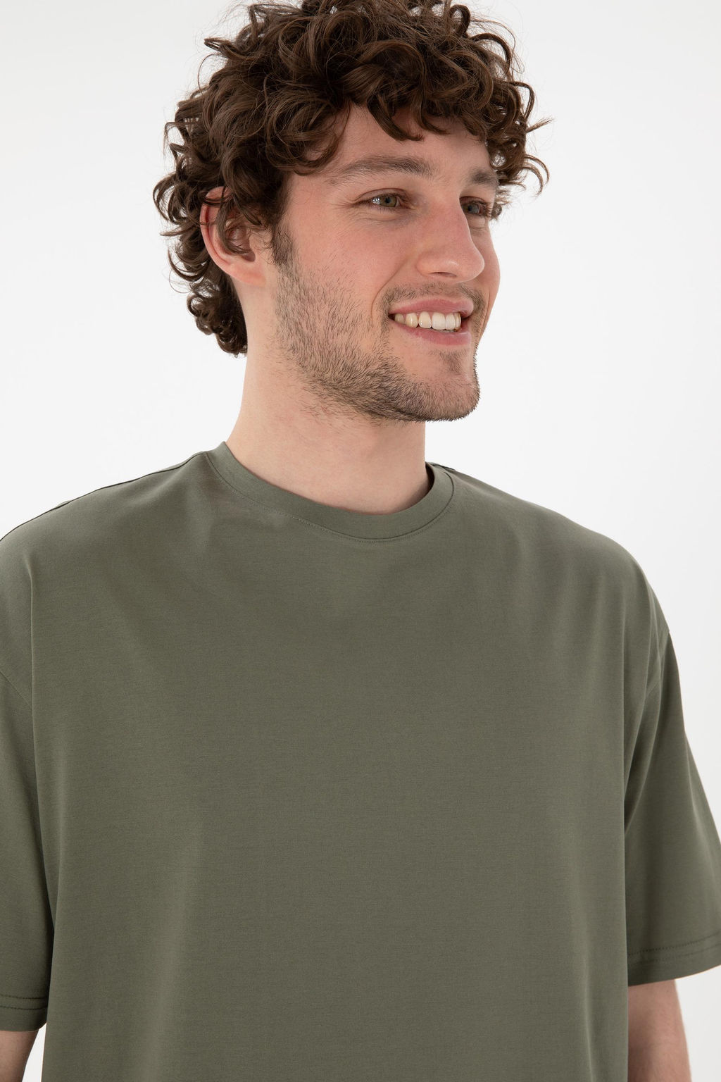 Erkek Comfort Fit Bisiklet Yaka Vizon Merserize Basic Ti__rt Sepette S_rpriz _ndirim - U.s. polo assn фото 3