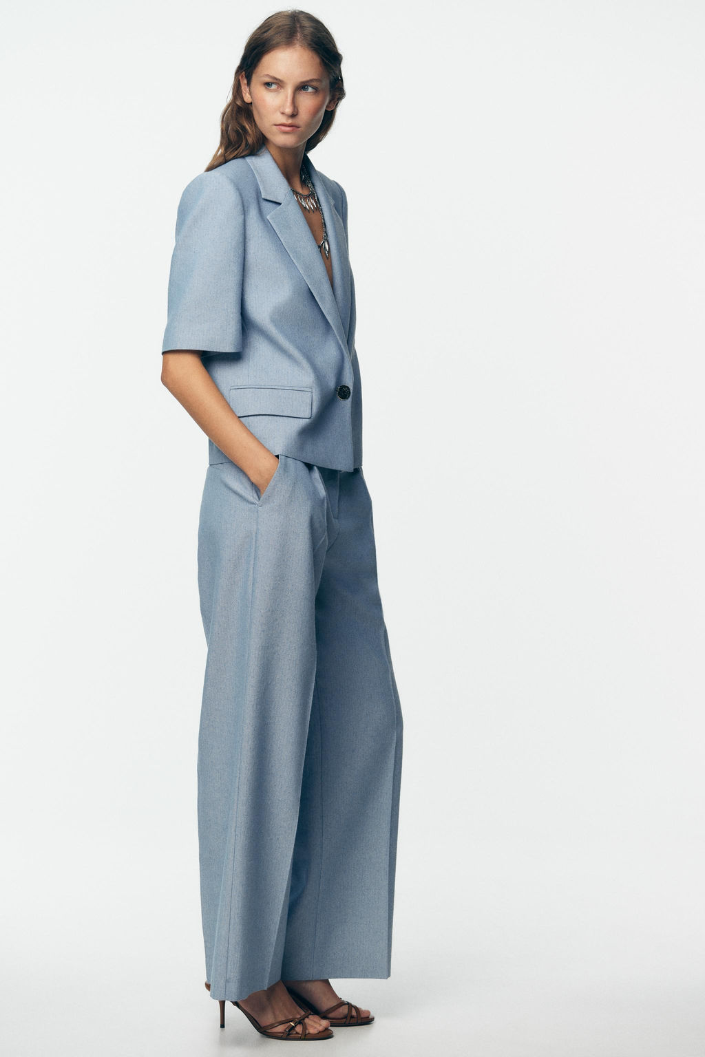 STRAIGHT-LEG TROUSERS WITH DARTS - Zara фото 3