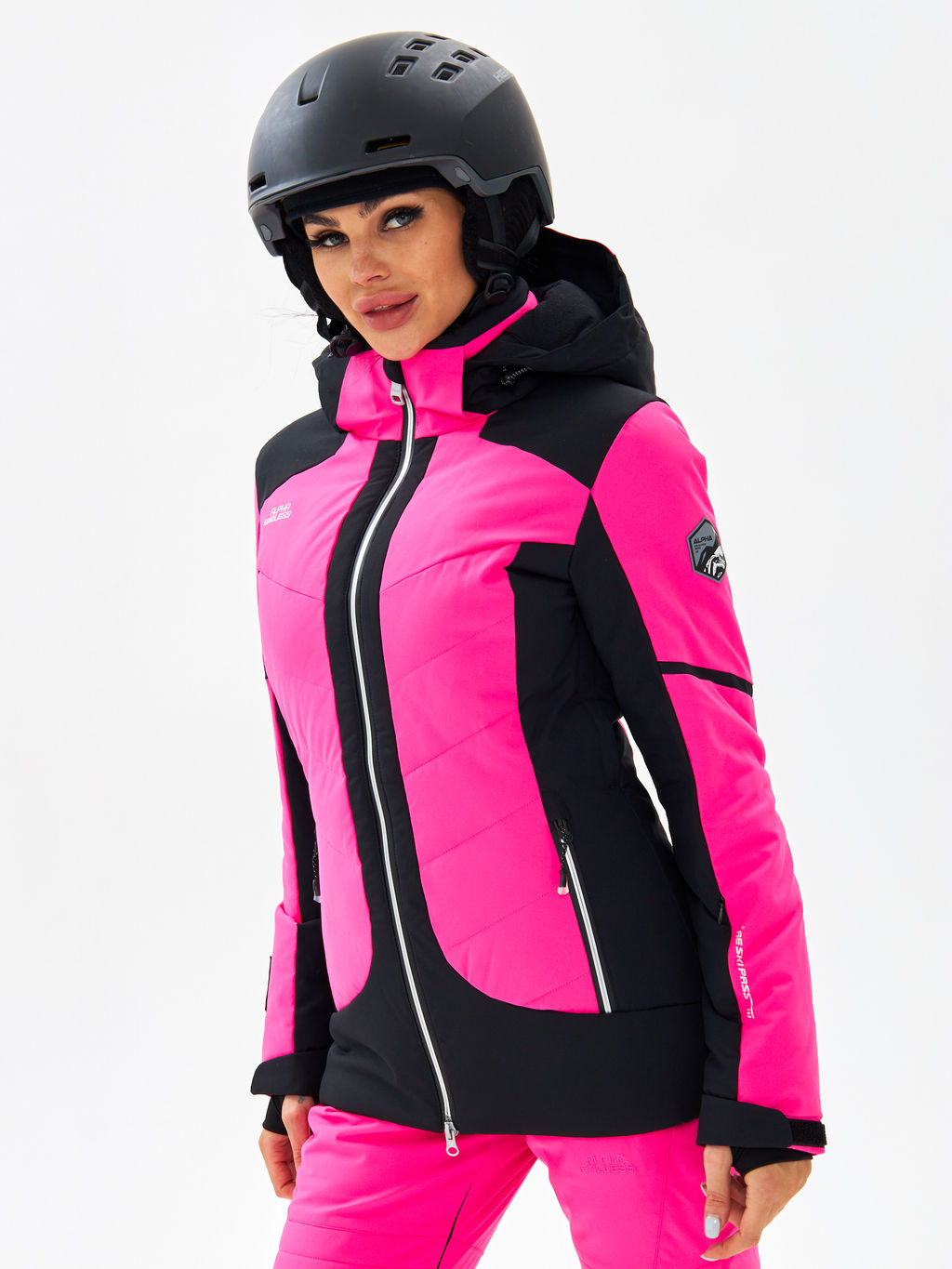 Женская горнолыжная / сноубордическая мембранная куртка Alpha Endless Peak Tech_3 Фуксия  фото 8