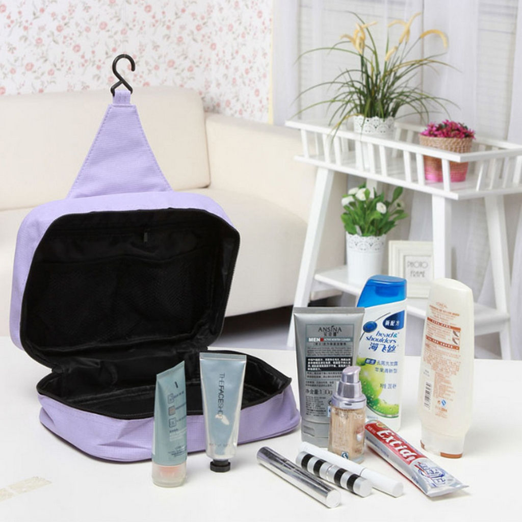 Sunflower Дорожная водонепроницаемая косметичка с крючком Travel 4, черный