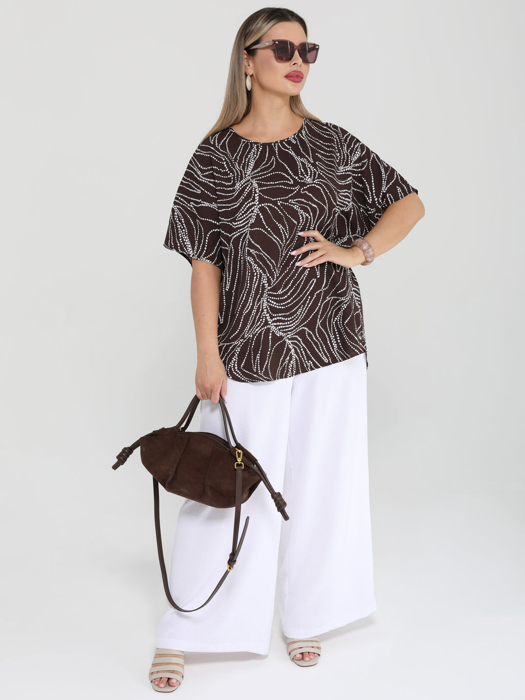 Блузка вискозная(сингапур) - Dora фото 37