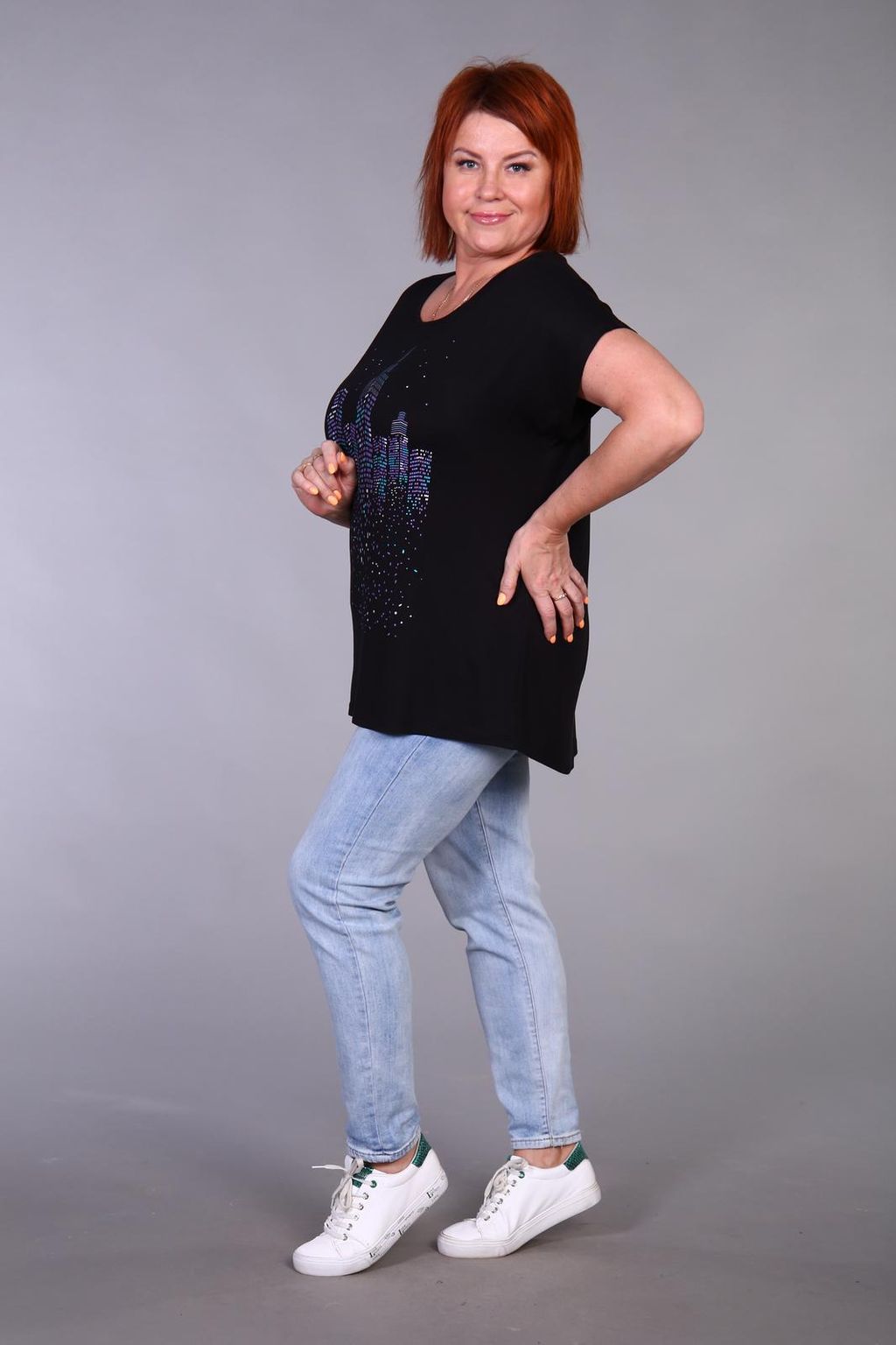 IV-CAPRIZ Огоньки - футболка черный  фото 2