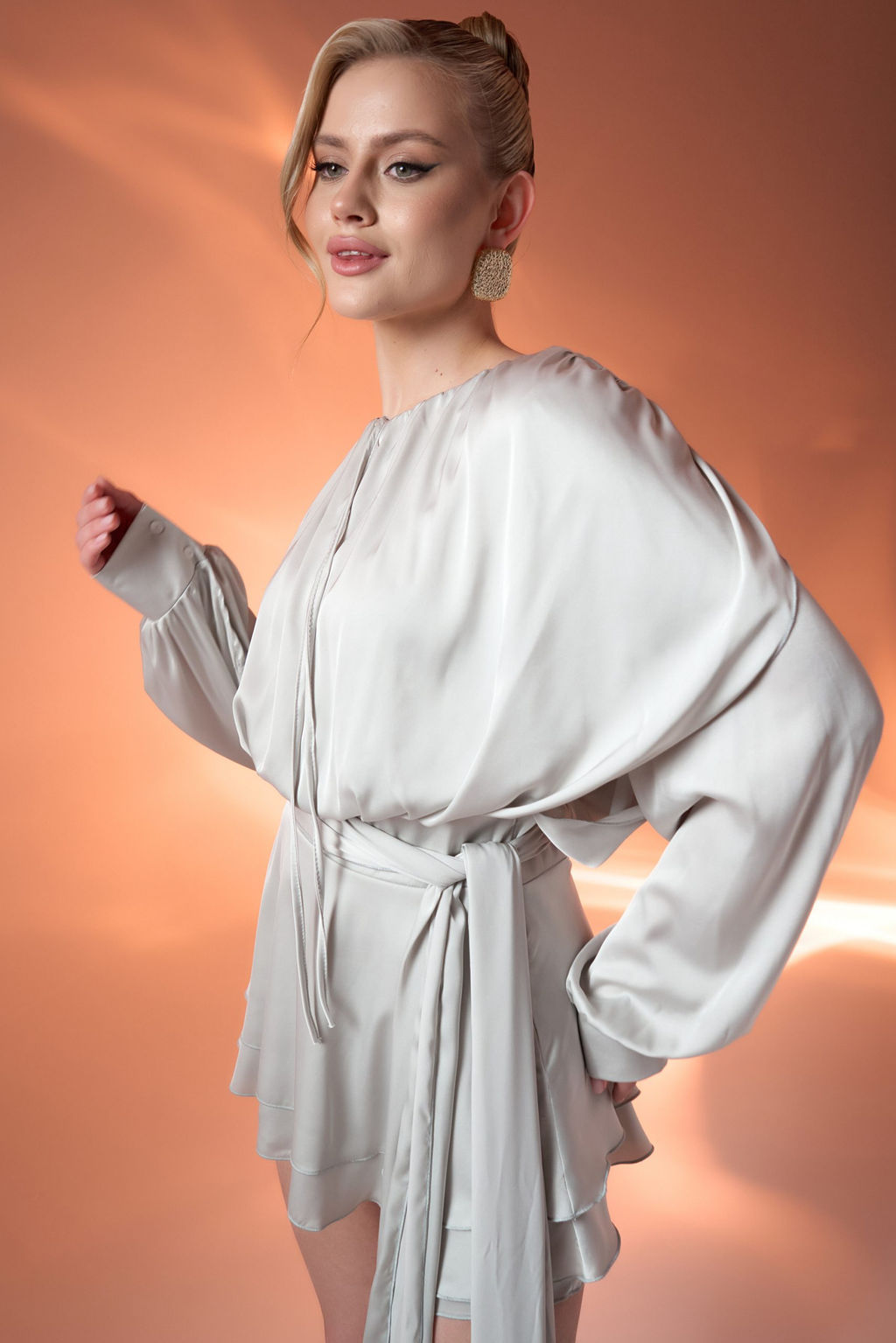 Платье Муза (жемчужный) - Эльза фото 24