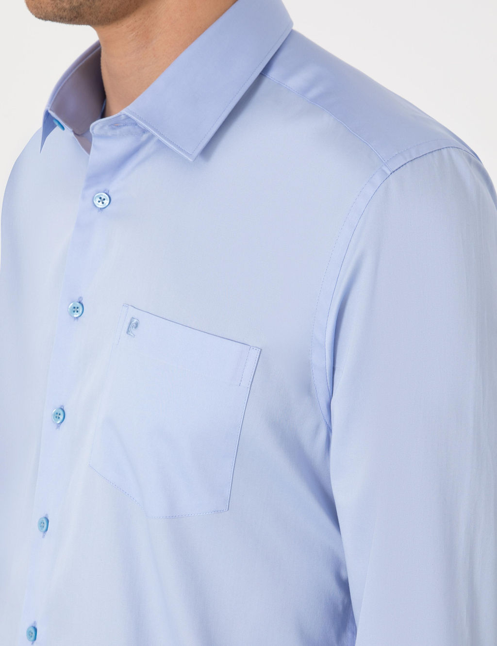 Koyu Mavi Regular Fit Uzun Kollu Basic G_mlek