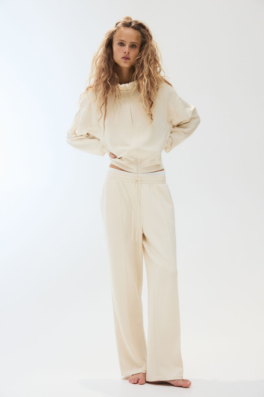 Pantal?n extrasuave con raya - H&m фото 3