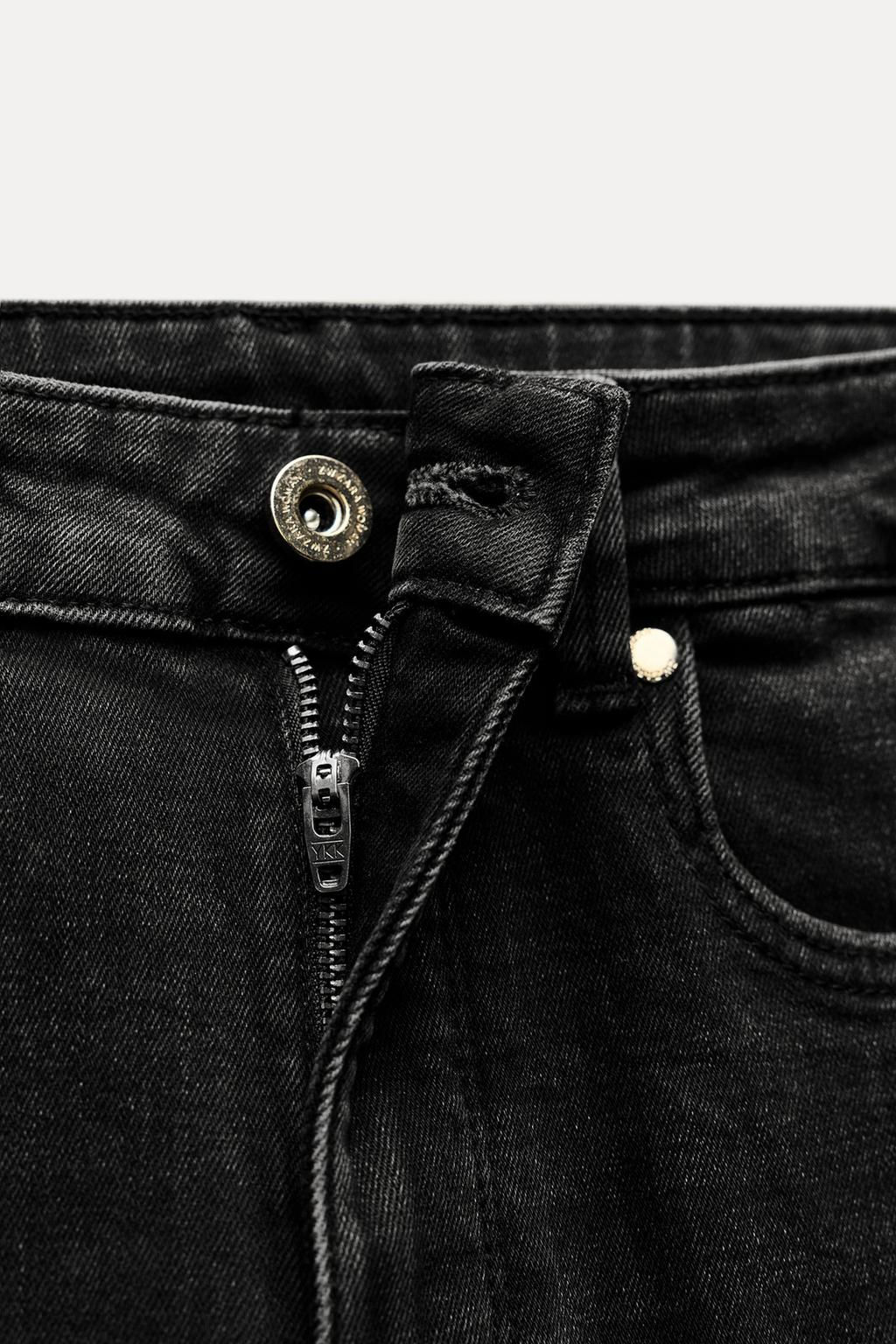 ZW COLLECTION MID-WAIST BOOTCUT CONTOUR JEANS - Zara фото 9