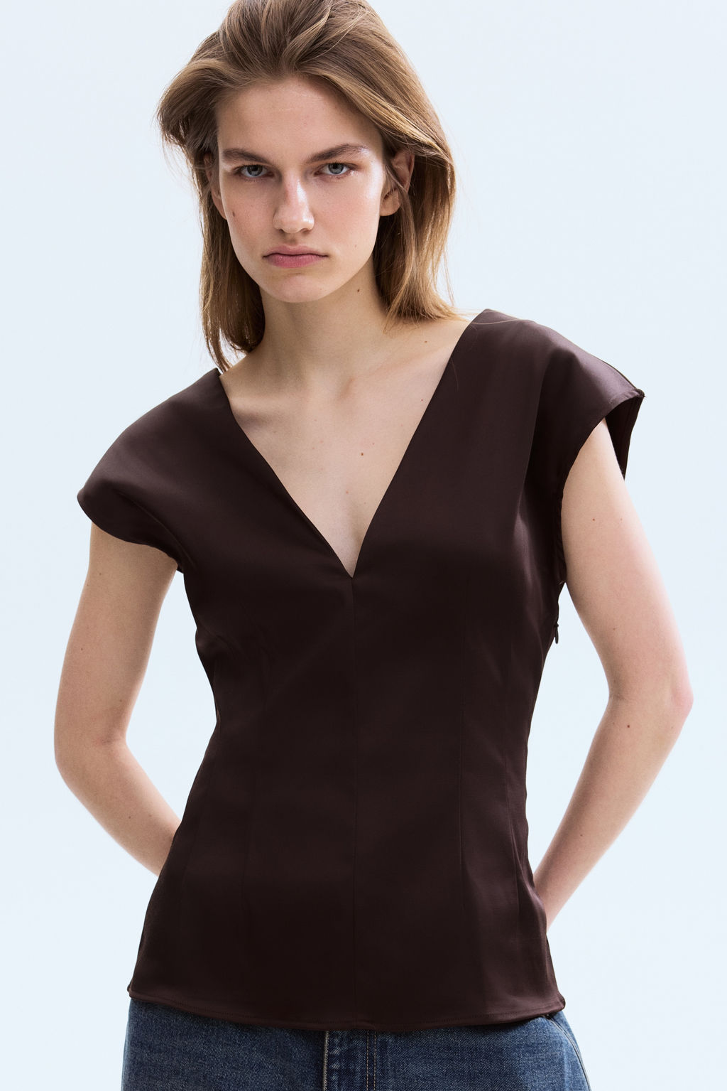 Top con escote en V - H&m фото 4