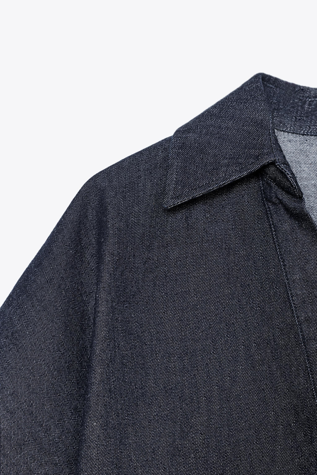 TRF DENIM SHIRT WITH POLO COLLAR - Zara фото 16