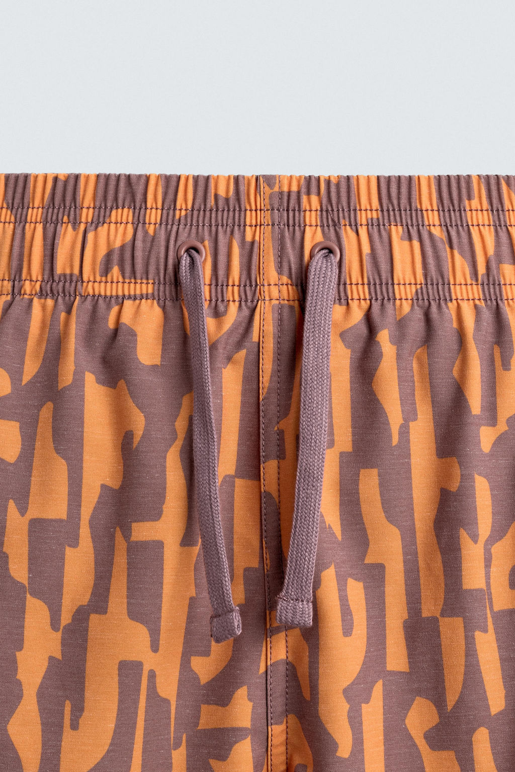 BA?O LARGO ESTAMPADO ABSTRACTO / Naranja - Zara фото 3