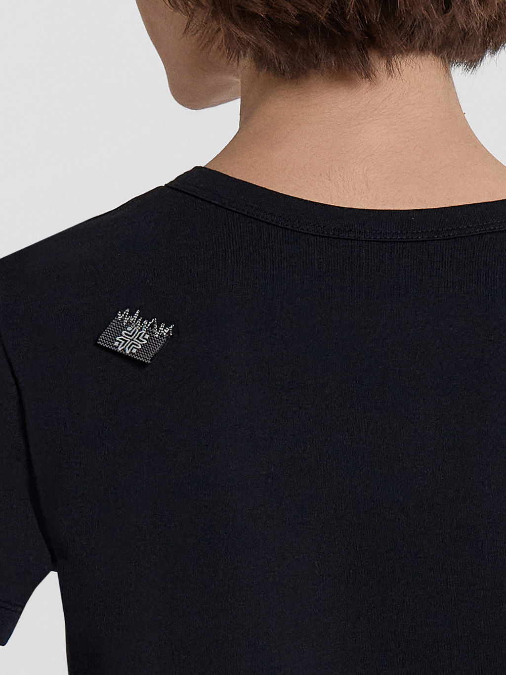 Футболка женская черная с принтом