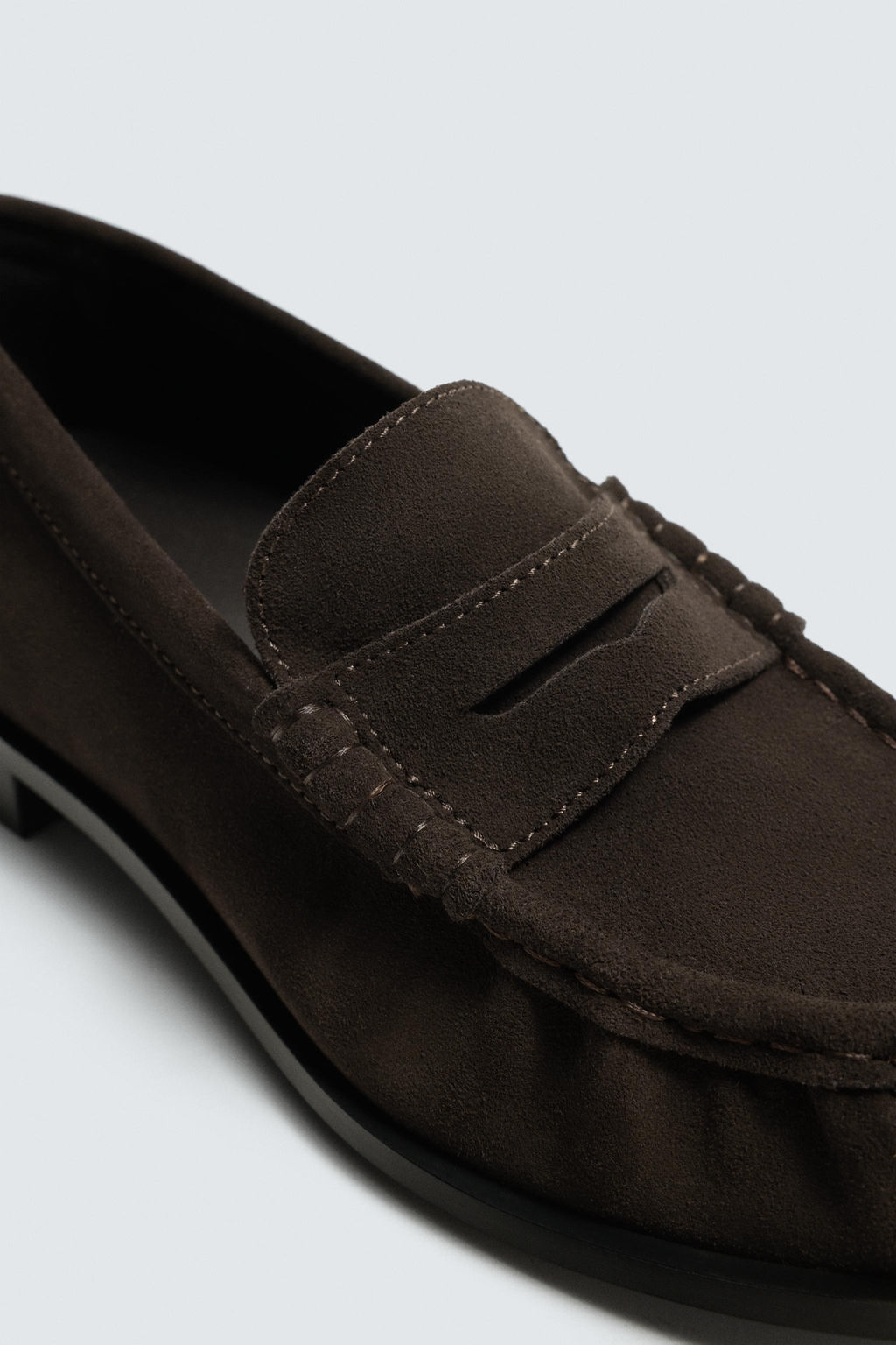 MOCAS?N PIEL ANTIFAZ / Marr?n - Zara фото 3