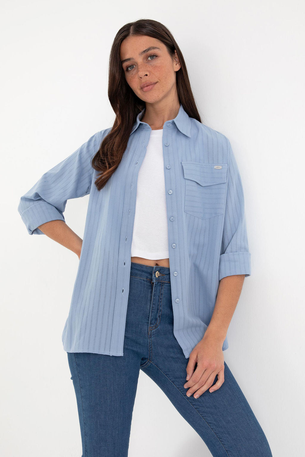 Kad_n Mavi Uzun Kollu G_mlek Sepette S_rpriz _ndirim - U.s. polo assn фото 3