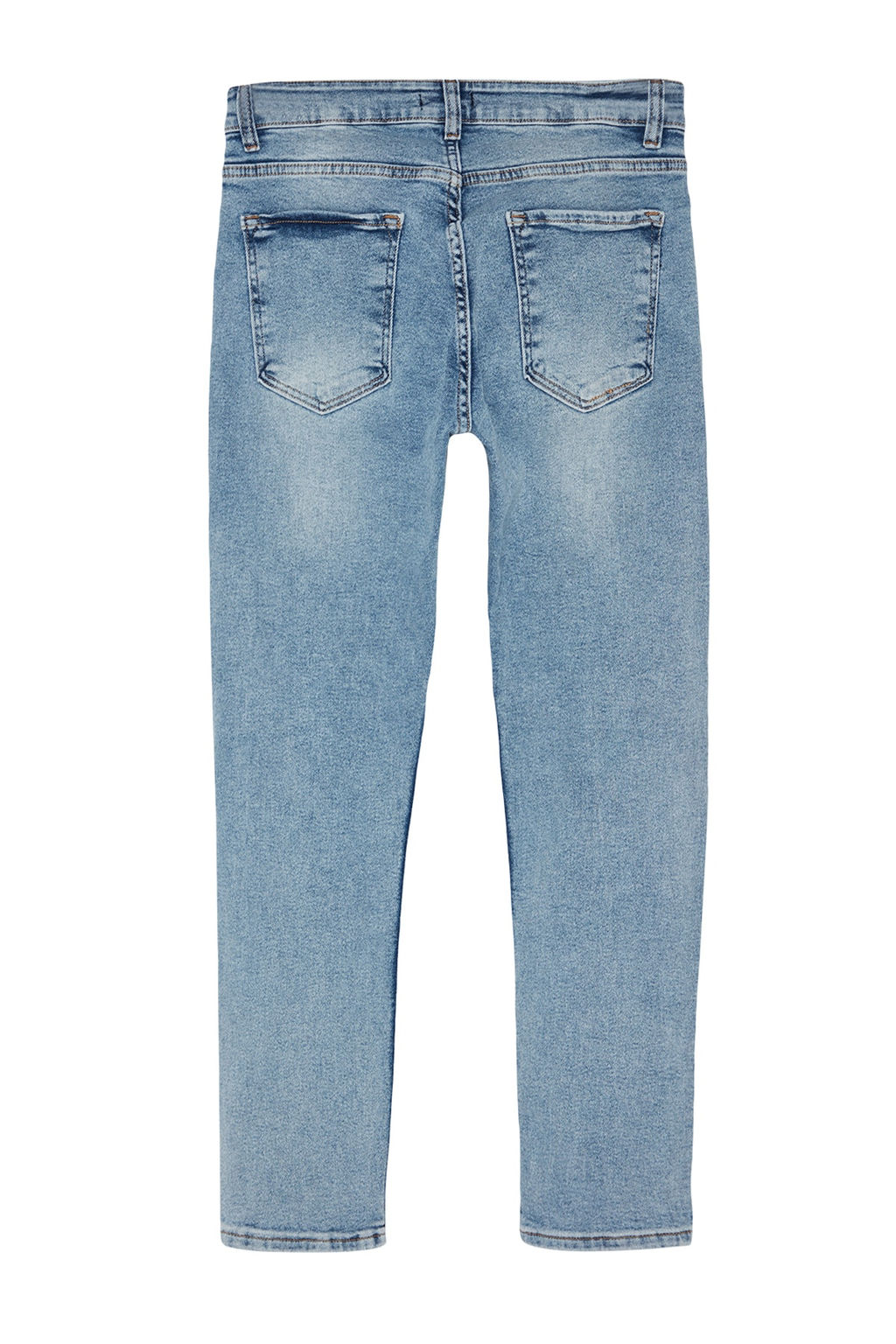 TRENDYOL MAN Ac?k Mavi Skinny Fit Esnek Kumas Dar Kesim Jeans Kot Pantolon TMNAW24JE00006 - Trendyolmilla фото 7
