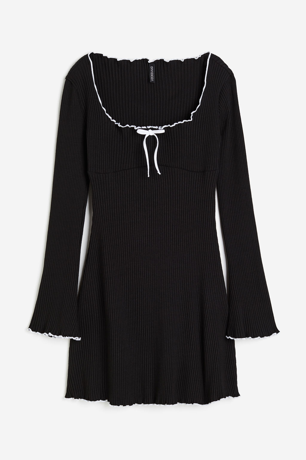 Vestido en punto de canale - H&m фото 6