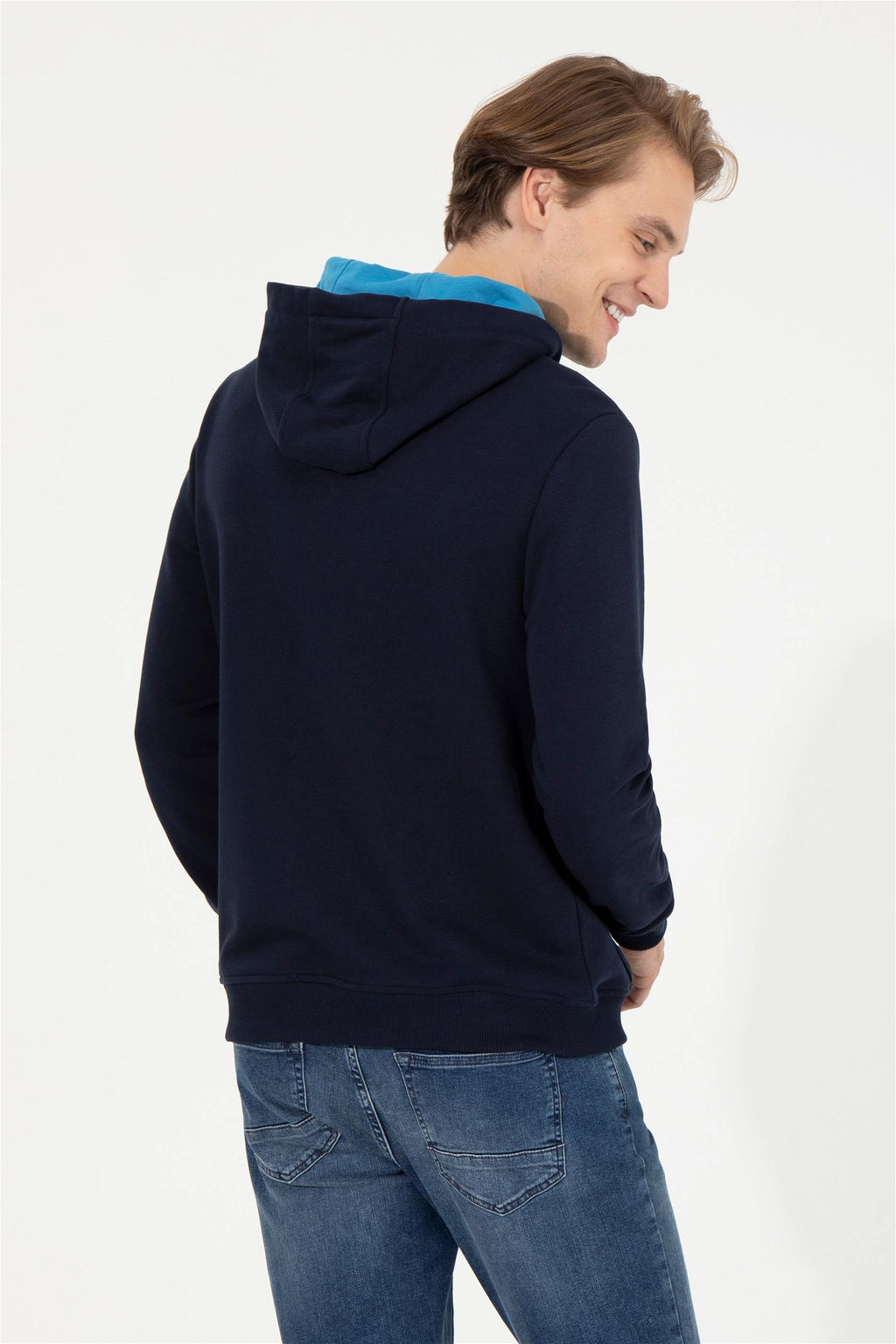 Мужской темно-синий свитшот Неожиданная скидка в корзине - U.s. polo assn фото 5