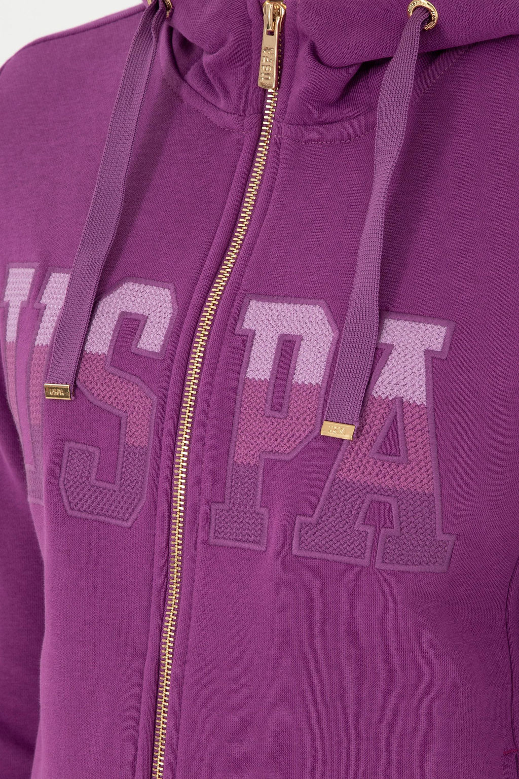 Женский фиолетовый базовый свитшот Неожиданная скидка в корзине - U.s. polo assn фото 7