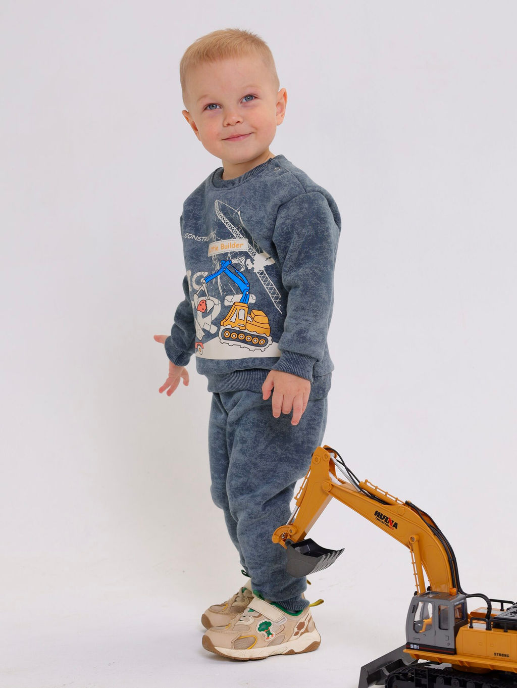 Свитшот(толстовка) с начесом для мальчика Футер - Оптима фото 4