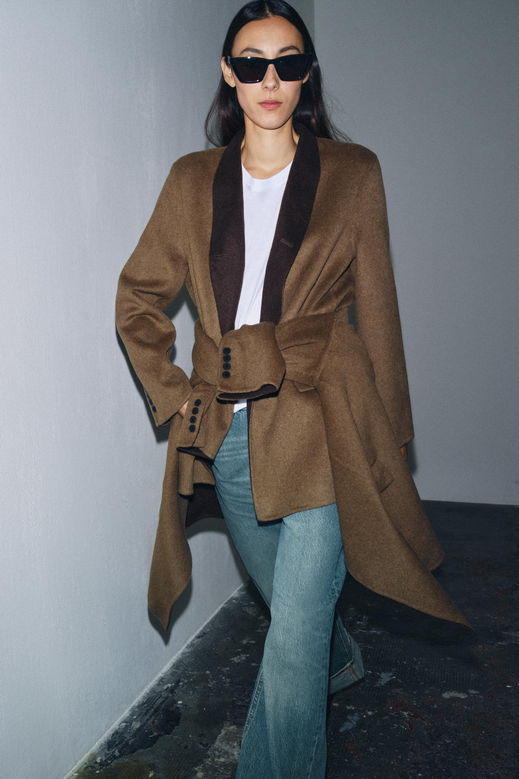 OVERSIZE WOOL BLEND BLAZER ZW COLLECTION - Zara фото 4