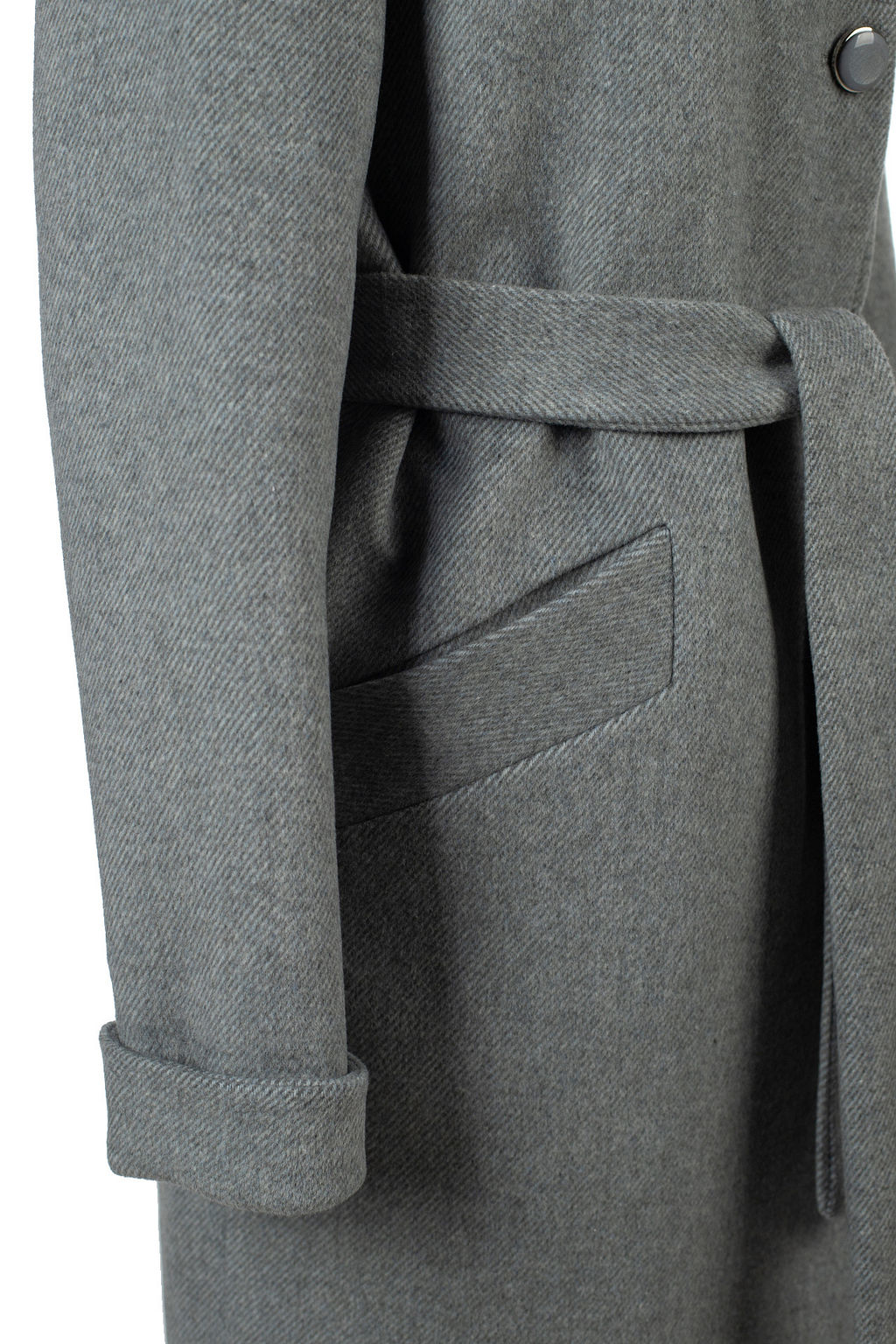 01-12061 Пальто женское демисезонное (пояс) - El podio фото 10