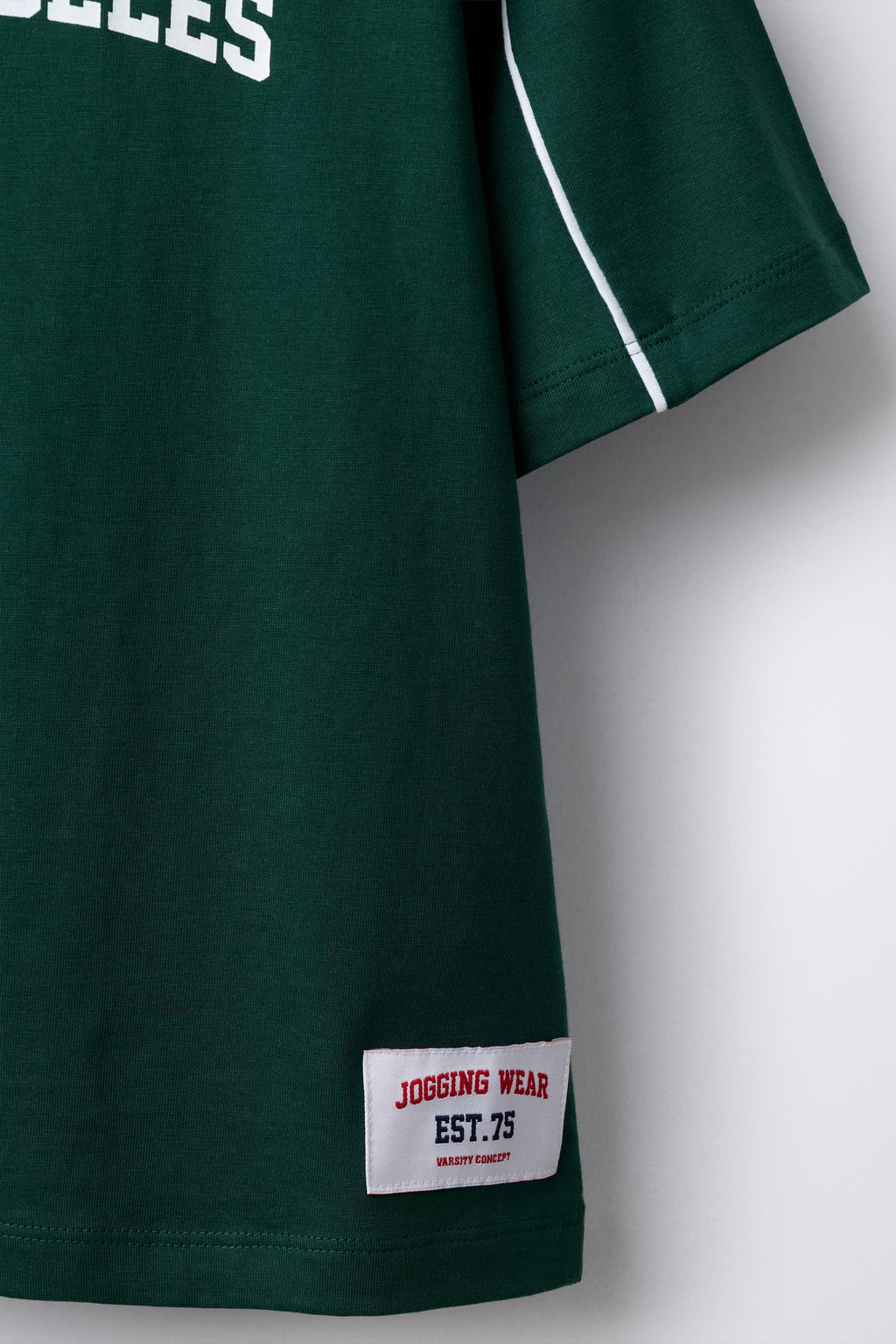 JOGGING T-SHIRT WITH LABEL - Zara фото 4
