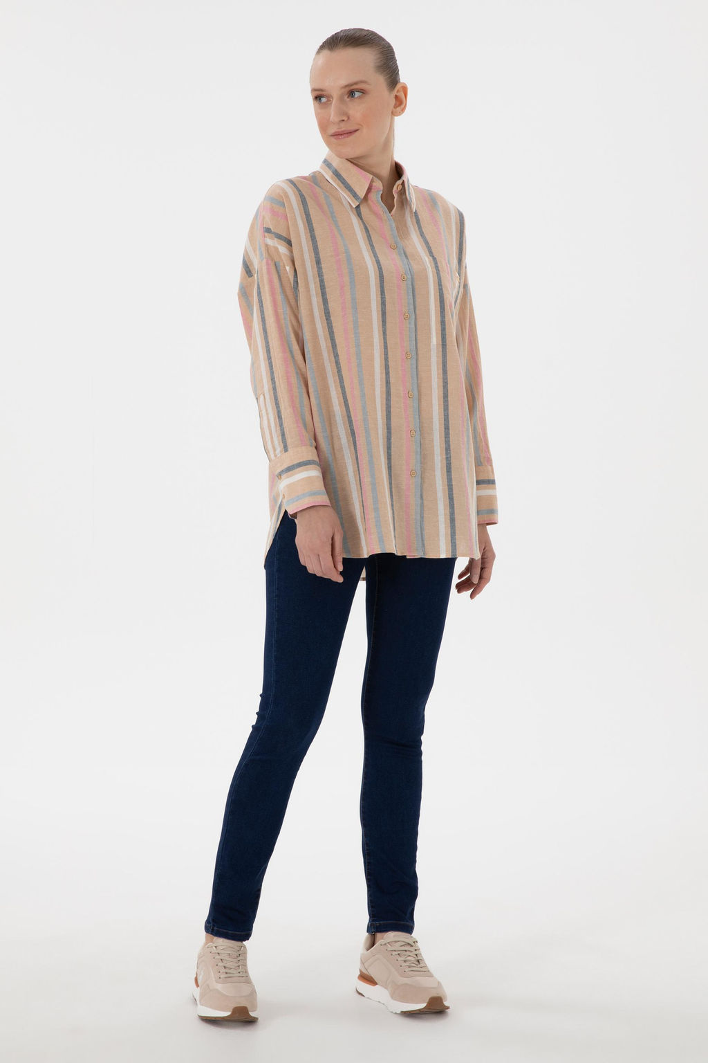 Kad_n Turuncu Uzun Kollu G_mlek Sepette S_rpriz _ndirim - U.s. polo assn фото 4