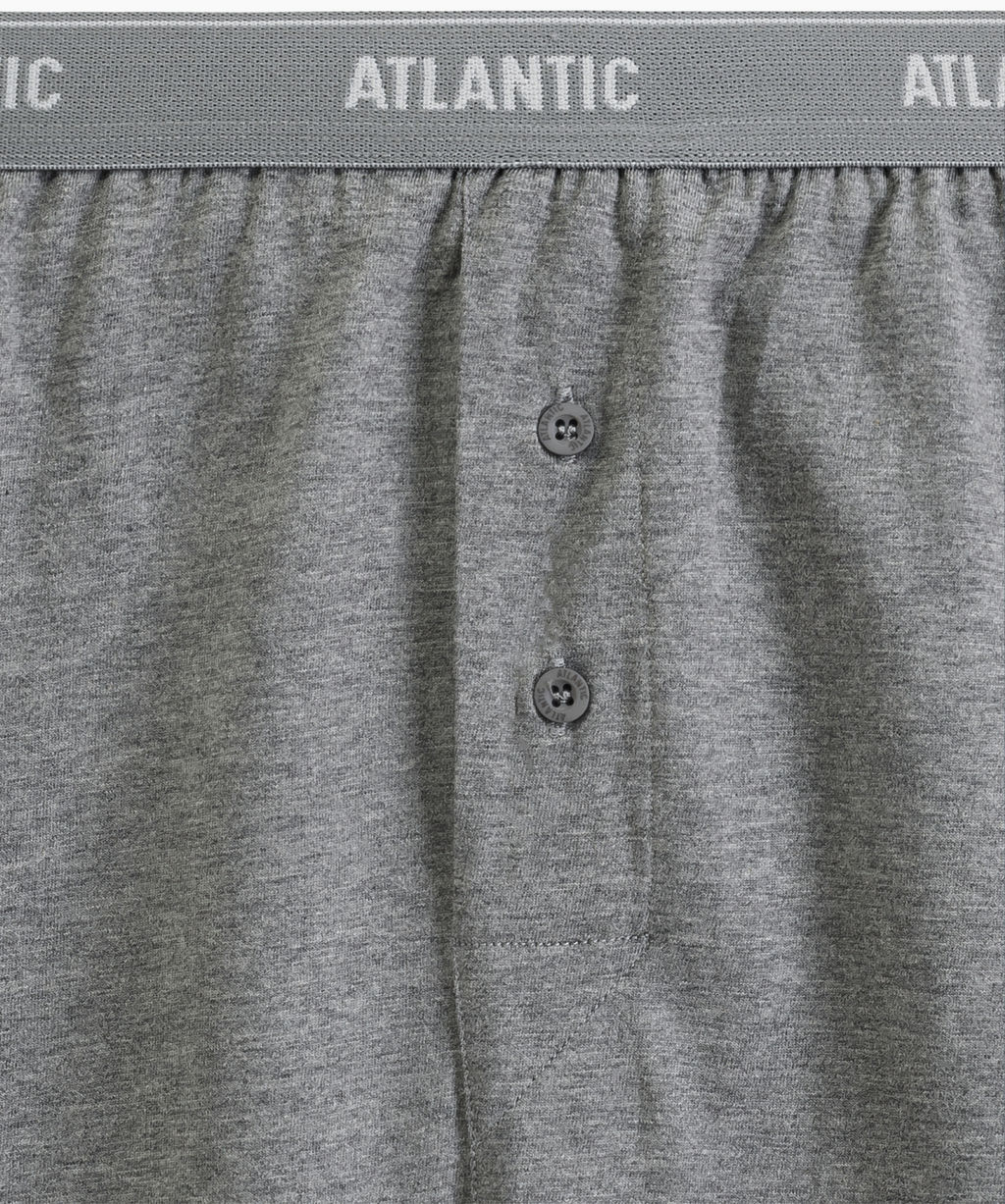 ATLANTIC 2RMX-001 Трусы боксеры - набор (2 шт.) серый меланж + морской  фото 3