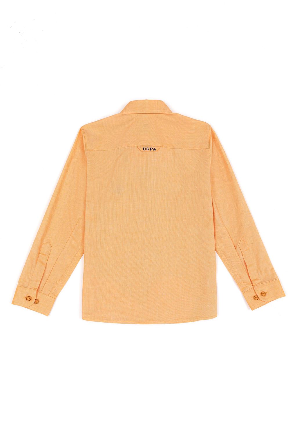 U. S. Polo Assn Желтая базовая рубашка с длинным рукавом для мальчика - U.s. polo assn фото 2