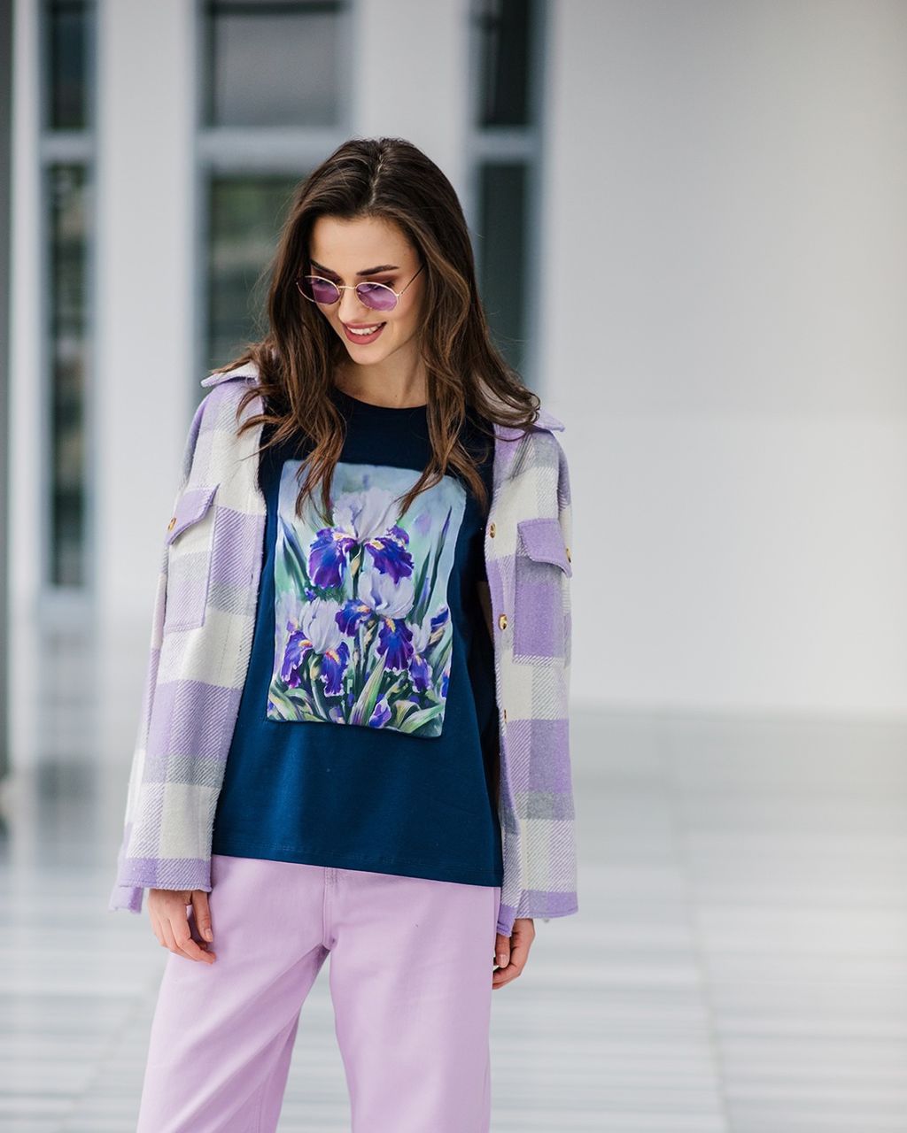 Футболка с шёлковой вставкой FSK108 - Sahar art lab фото 5