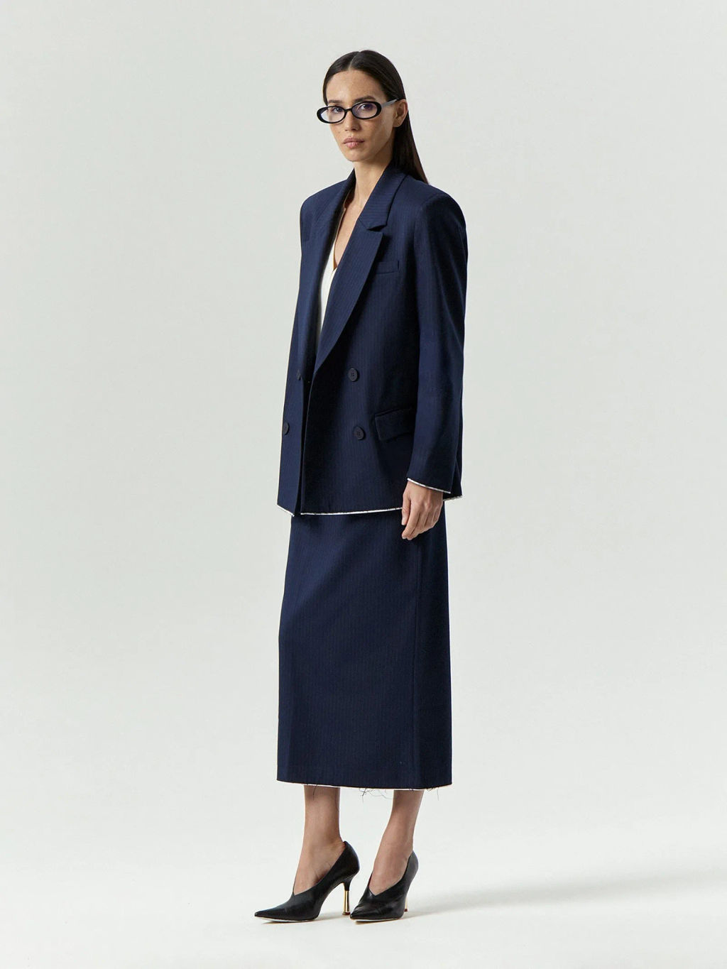 ЕМКА / Двубортный жакет с необработанным краем - Emka фото 2