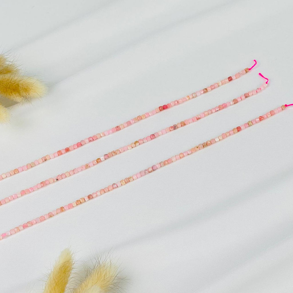 Бусины для украшений из розового Опала 39 см