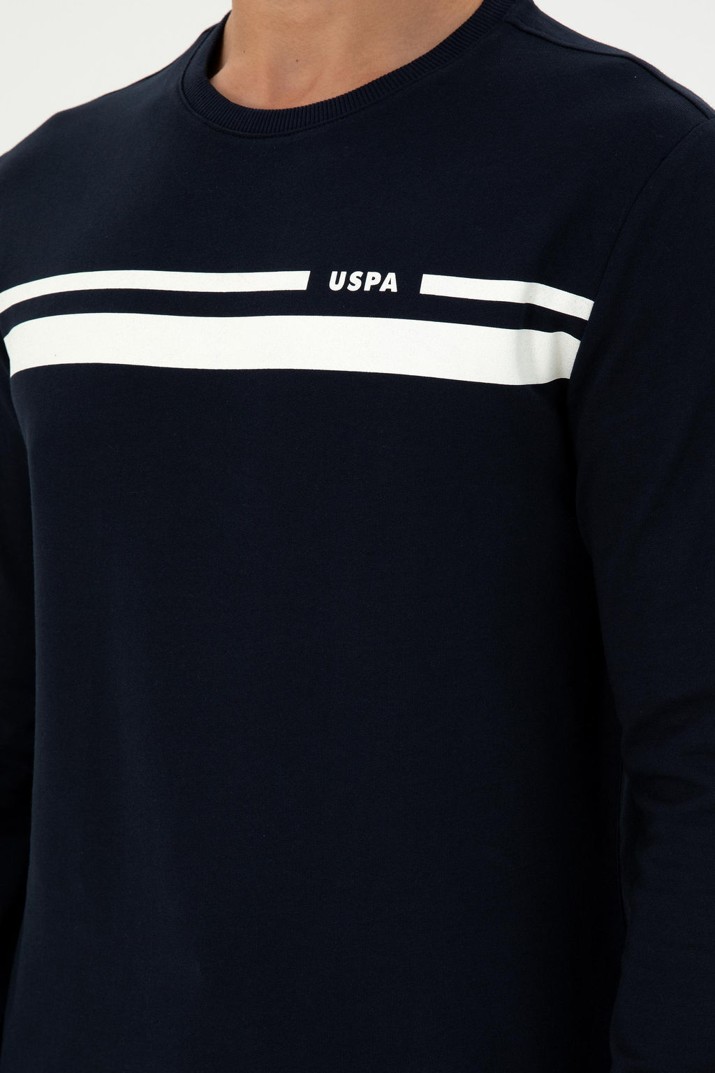 Мужской темно-синий свитшот - U.s. polo assn фото 7