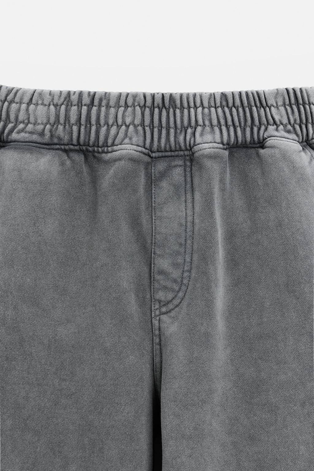 WASHED WIDE-LEG JOGGERS - Zara фото 8
