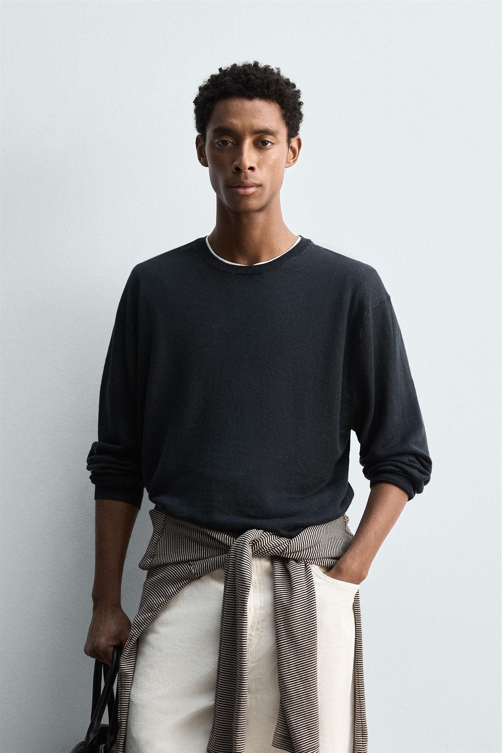 LIGHTWEIGHT 100% HEMP SWEATER - Zara фото 2