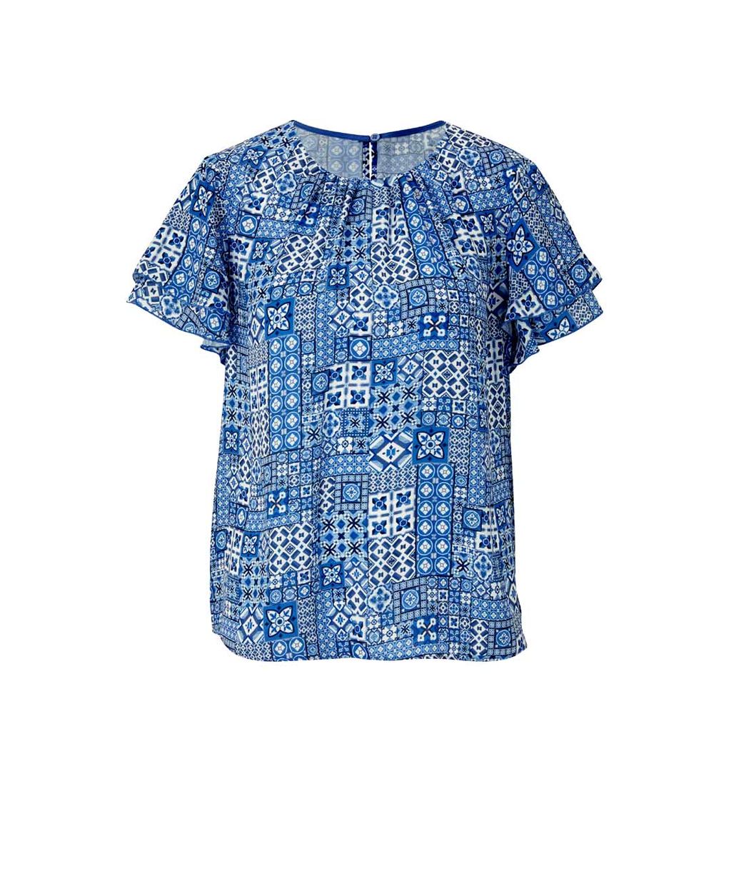 Блузка, сине-белая - Heine фото 2