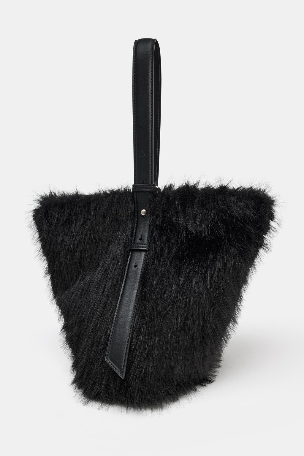 FAUX FUR BUCKET BAG - Zara фото 4