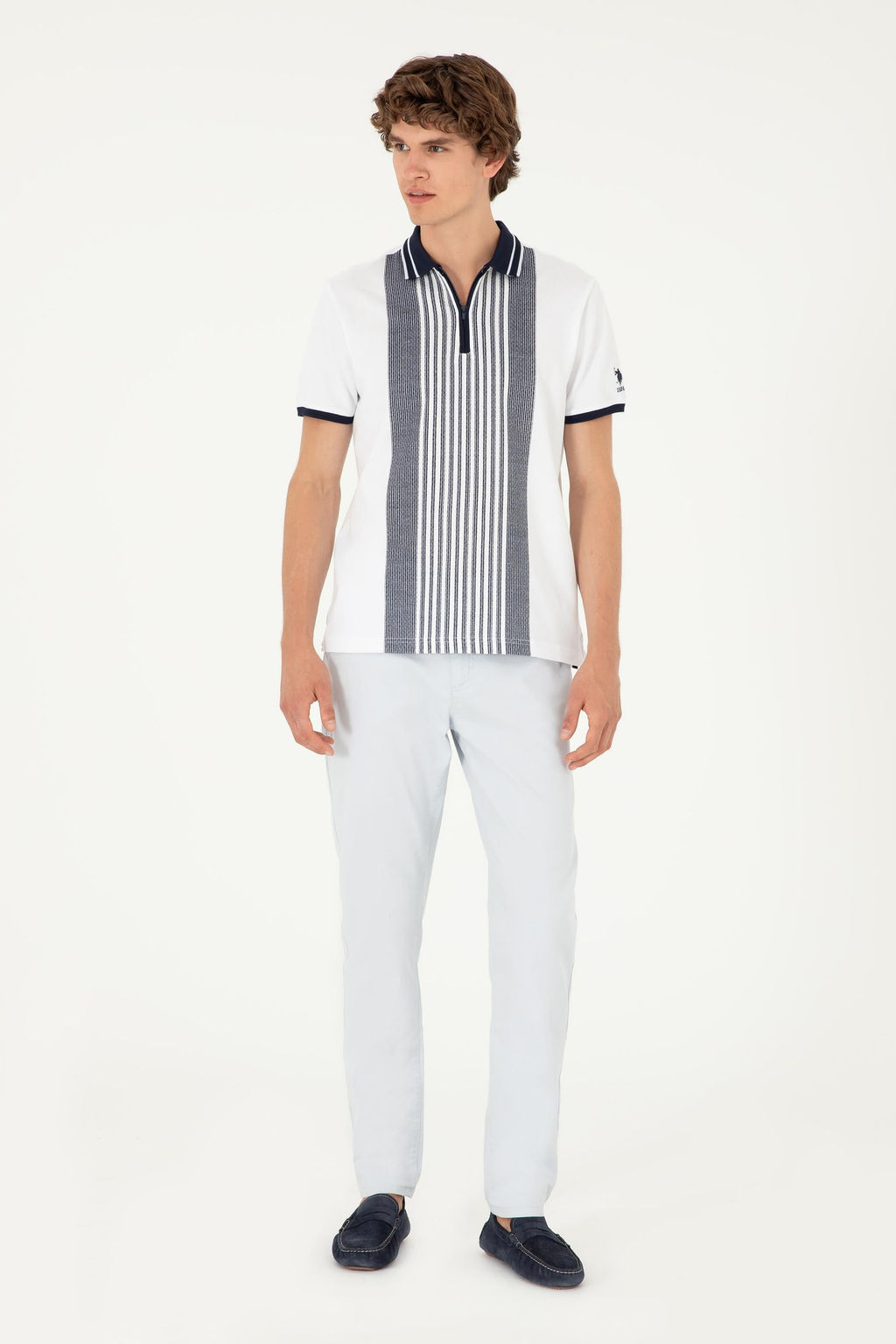 Мужская белая футболка Неожиданная скидка в корзине - U.s. polo assn фото 11