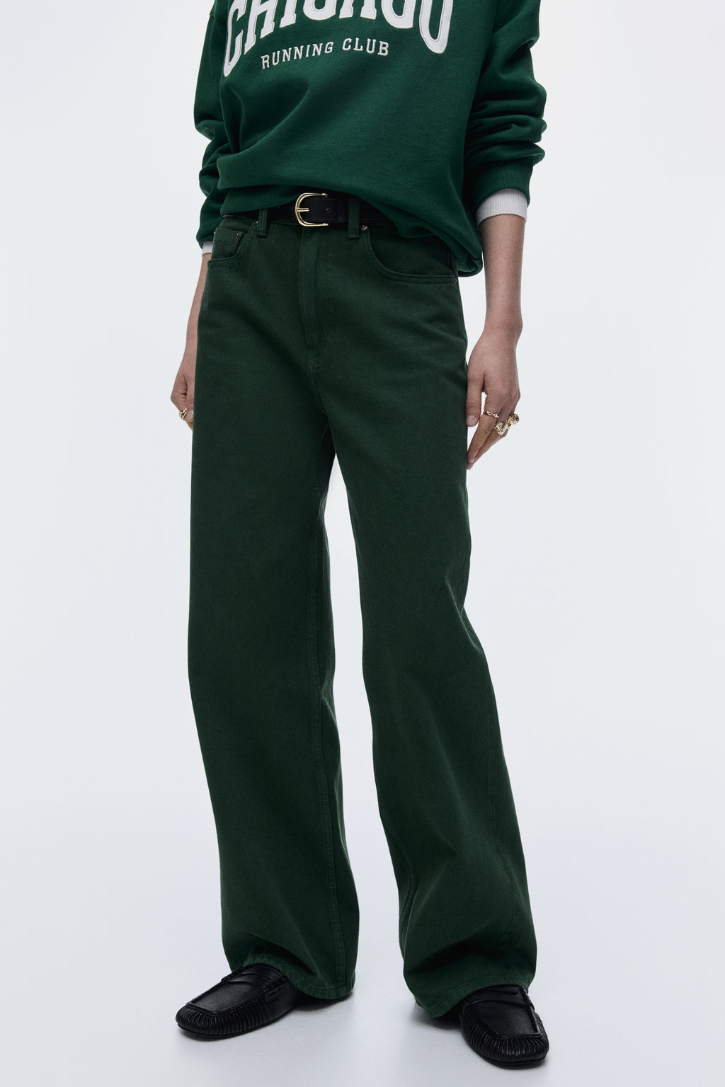 Wide High Jeans - H&m фото 11