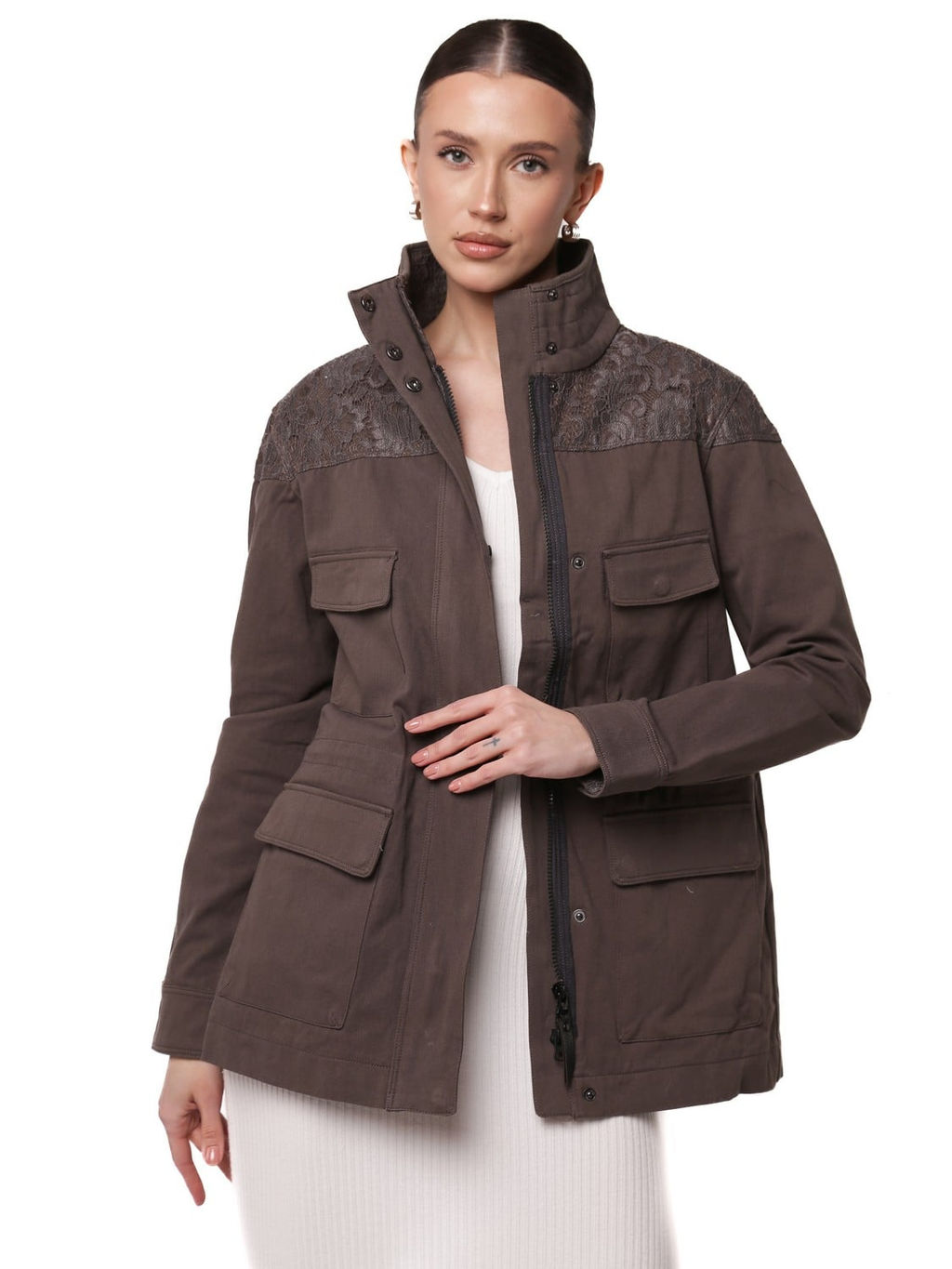 Ветровка B-8863 Серый