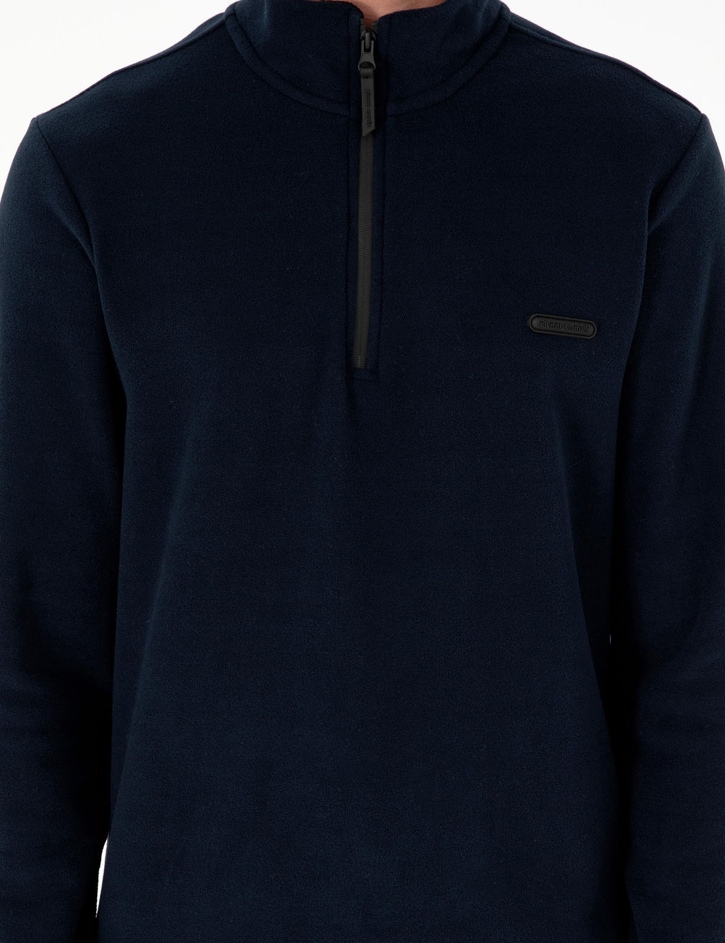 Lacivert Regular Fit Yar_m Fermuarl_ Polar Sweatshirt - Pierre cardin фото 6