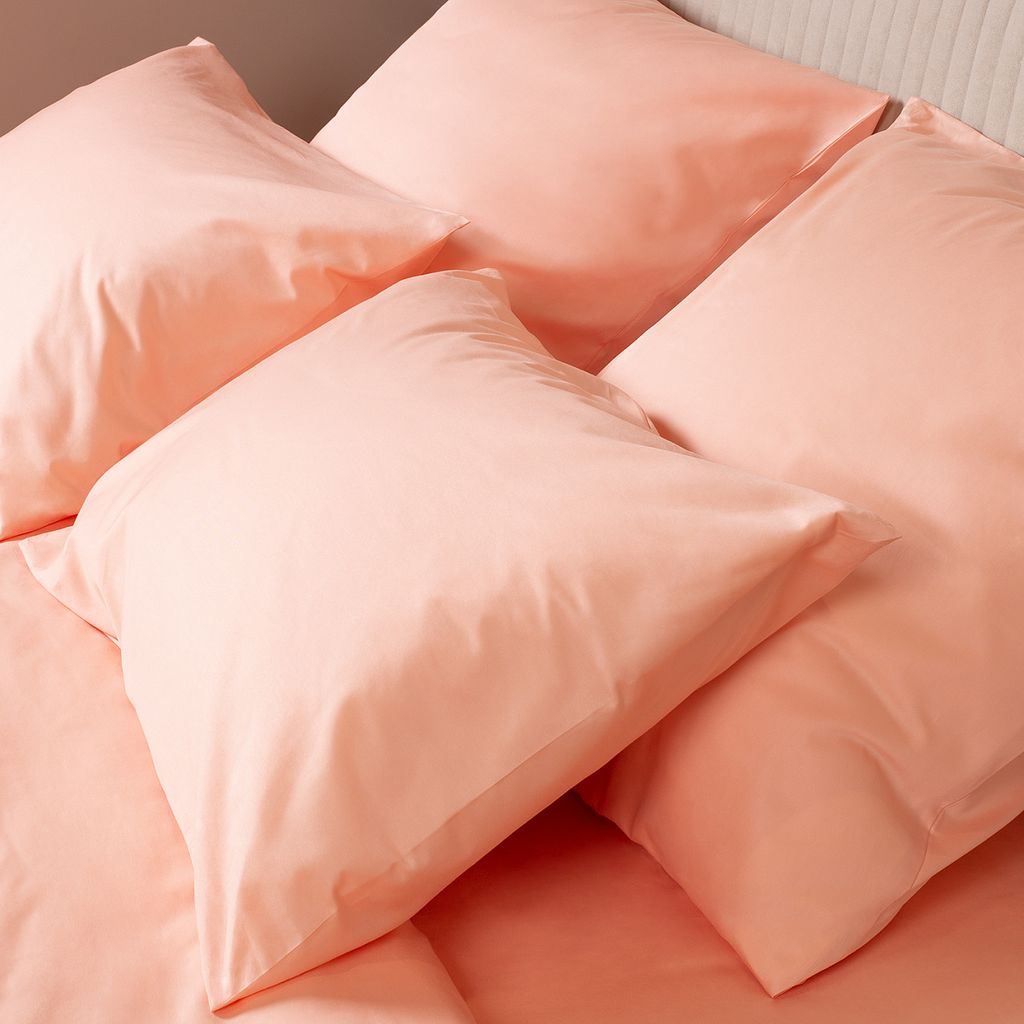 Постельное белье Моноспейс 2сп Max + 4 наволочки, персиковый