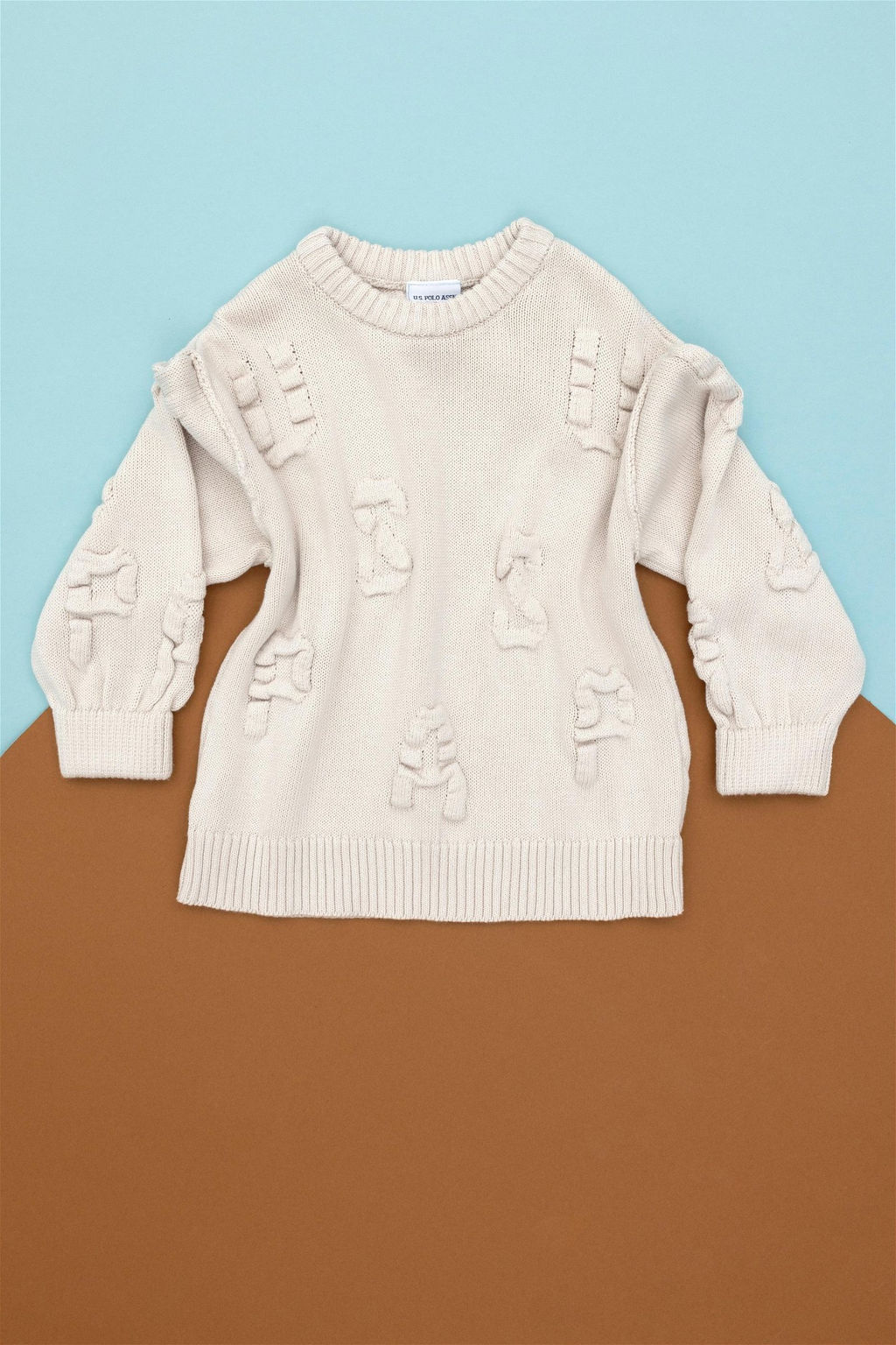 U. S. Polo Assn Кремовый свитер для девочки - U.s. polo assn фото 5