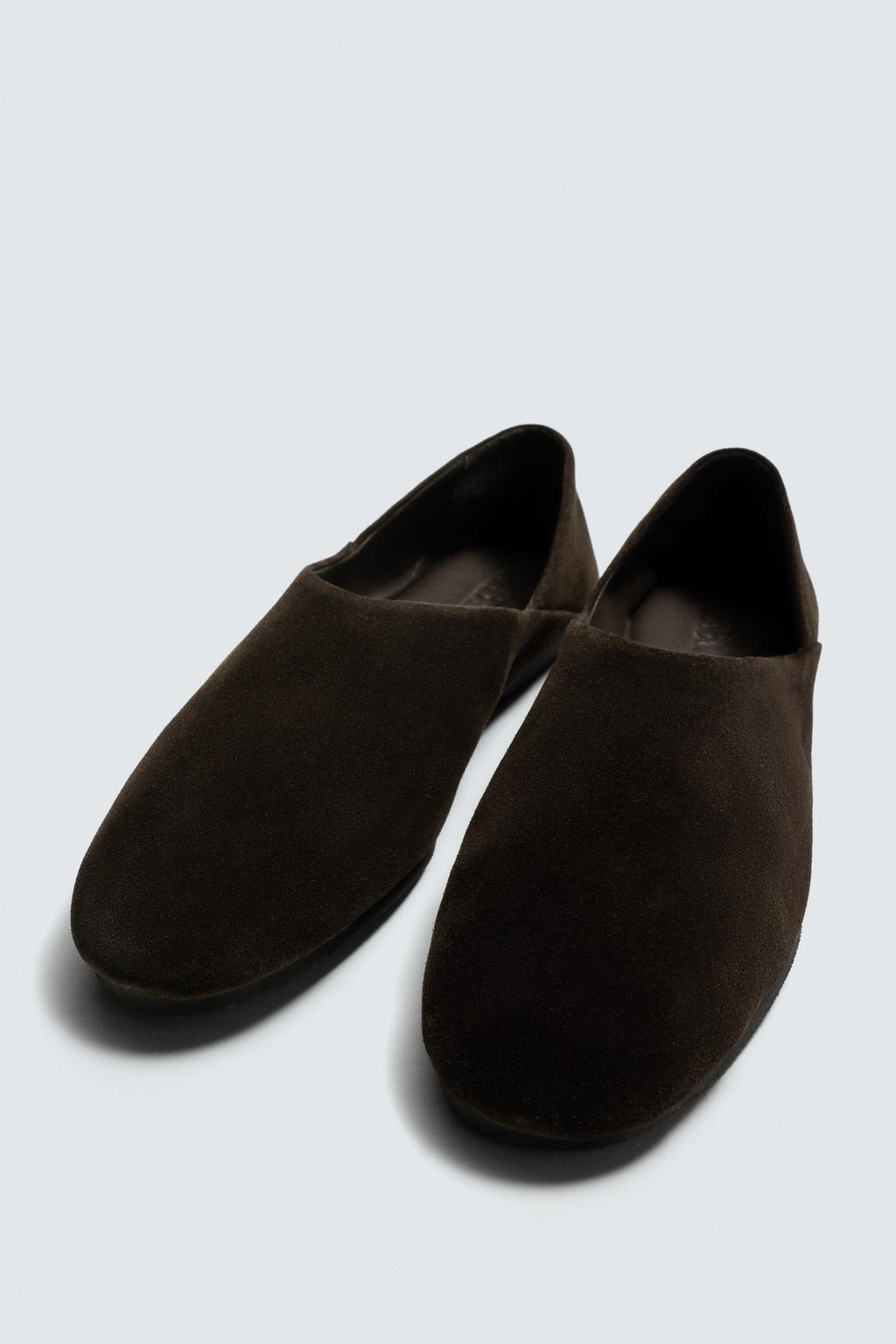 ZAPATO PIEL SUELA VIBRAM® AARON LEVINE X ZARA / Marr?n