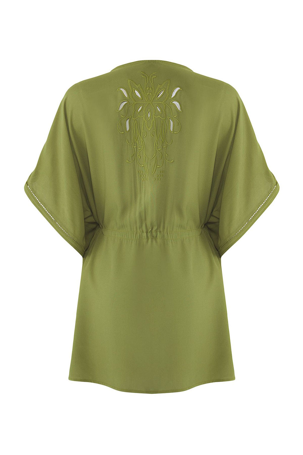Haki Mini Dokuma Nak?sl? Plaj Kimono&Kaftan TBESS25KM00013 - Trendyolmilla фото 6
